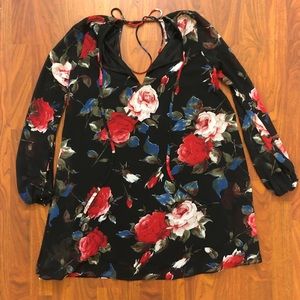❤️3 for 10$ Forever21 Floral Open Back Shirt Dress